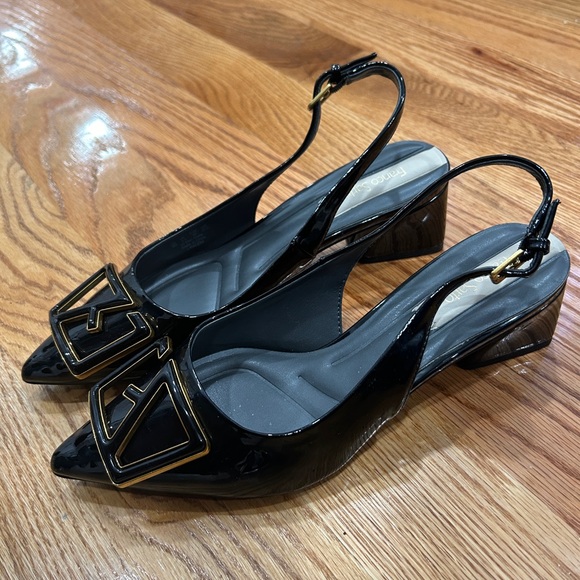 Franco Sarto Racer Slingback Patent Leather - Picture 4 of 7